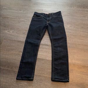 Mens w28” x L28” Levi’s dark blue